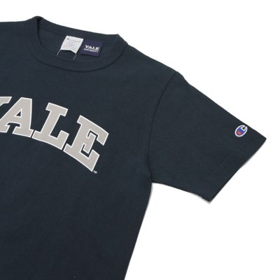 画像8: Champion（チャンピオン）T1011 US Print T-Shirt（ティーテンイレブンUSプリントTシャツ）"YALE・Made in USA" / White×Navy（ホワイト×ネイビー）・Navy×White（ネイビー×ホワイト）