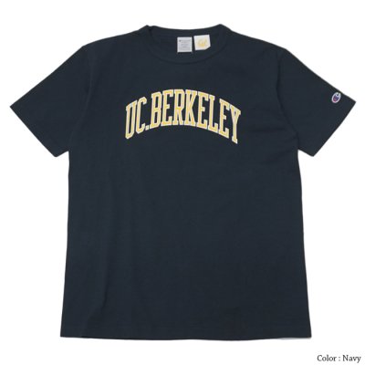 画像4: Champion（チャンピオン）T1011 US Print T-Shirt（ティーテンイレブンUSプリントTシャツ）"UC.BERKELEY・Made in USA" / White×Navy（ホワイト×ネイビー）・Navy（ネイビー）※Sサイズのみ