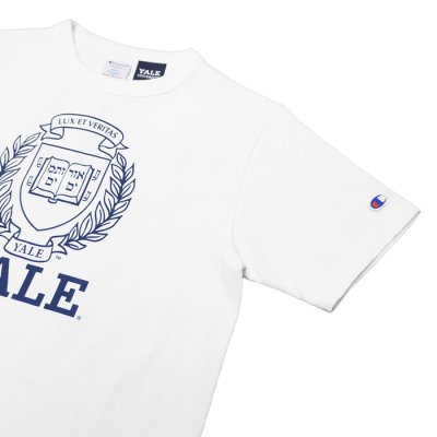 画像8: Champion（チャンピオン）T1011 US Print T-Shirt（ティーテンイレブンUSプリントTシャツ）"YALE・Made in USA" / White（ホワイト）・Navy（ネイビー）