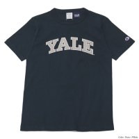 Champion（チャンピオン）T1011 US Print T-Shirt（ティーテンイレブンUSプリントTシャツ）"YALE・Made in USA" / Navy×White（ネイビー×ホワイト）※Sサイズのみ