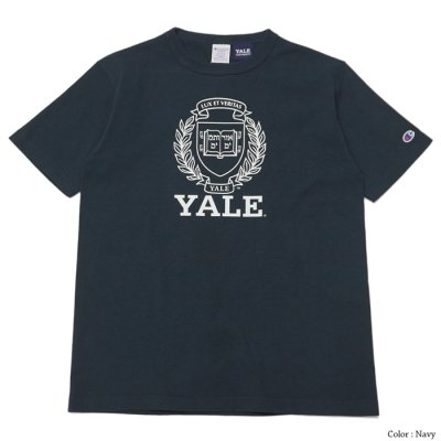 画像4: Champion（チャンピオン）T1011 US Print T-Shirt（ティーテンイレブンUSプリントTシャツ）"YALE・Made in USA" / White（ホワイト）・Navy（ネイビー）