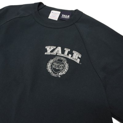 画像4: Champion（チャンピオン）T1011 Raglan Short Sleeve T-Shirt（ティーテンイレブンラグランショートスリーブTシャツ）"YALE" / Navy（ネイビー）※Mサイズのみ