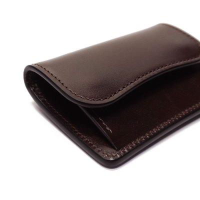 画像3: WILD SWANS(ワイルドスワンズ)TONGUE(タング)マルチコインケース"サドルプルアップ"/Choco(チョコ)