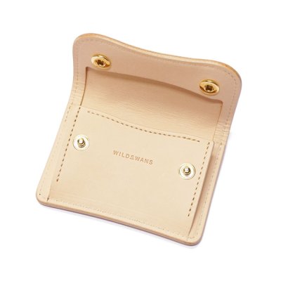 画像6: WILD SWANS(ワイルドスワンズ)TONGUE(タング)マルチコインケース"サドルプルアップ"/Natural(ナチュラル)