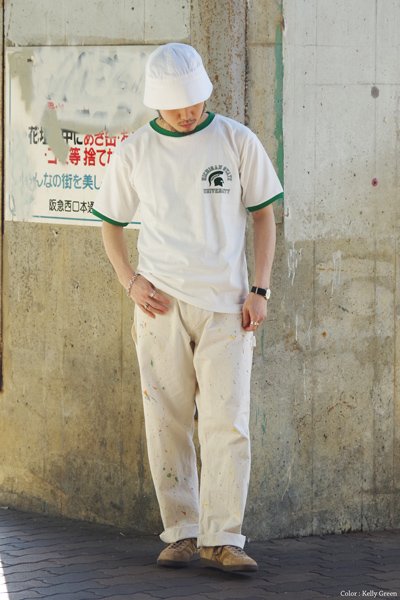 画像9: Champion(チャンピオン)PLEBE Short Sleeve Ringer T-Shirt(プレーブショートスリーブリンガーTシャツ)"MICHIGAN STATE・TRUE TO ARCIVES" / Kelly Green(ケリーグリーン)