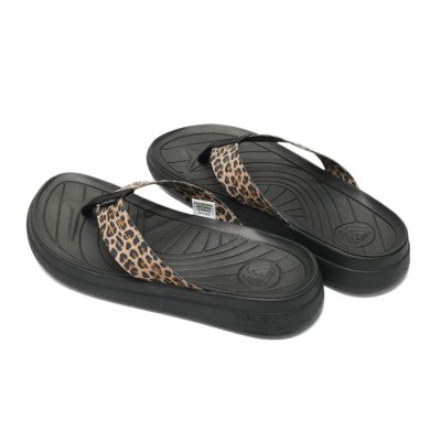 画像5: MALIBU SANDALS（マリブサンダルズ）SURFRIDER（サーフライダー）"POLYESTER" / Leopard×Black（レオパード×ブラック）
