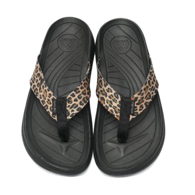 画像4: MALIBU SANDALS（マリブサンダルズ）SURFRIDER（サーフライダー）"POLYESTER" / Leopard×Black（レオパード×ブラック）