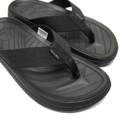 画像6: MALIBU SANDALS(マリブサンダルズ)SURFRIDER(サーフライダー)"POLYESTER" / Black×Black(ブラック×ブラック)