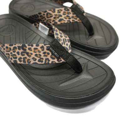 画像6: MALIBU SANDALS（マリブサンダルズ）SURFRIDER（サーフライダー）"POLYESTER" / Leopard×Black（レオパード×ブラック）