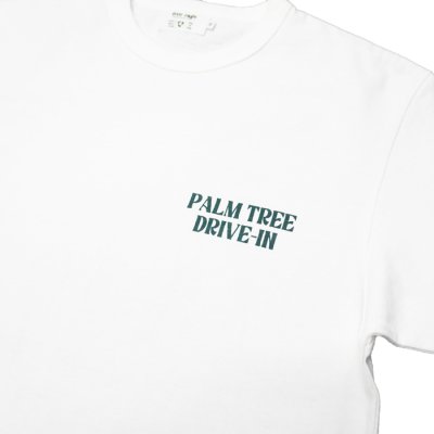 画像6: free rage（フリーレイジ）リサイクルコットンプリントTee "PALM TREE DRIVE-IN"/ White（ホワイト）・Brown（ブラウン）