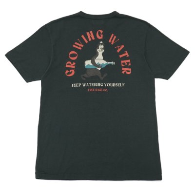 画像2: free rage（フリーレイジ）リサイクルコットンプリントTee"GROWING vol.2"/ Sumi（スミクロ）