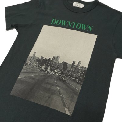 画像7: free rage（フリーレイジ）リサイクルコットンプリントTee "DOWN TOWN"/ White（ホワイト）・Sumi（スミクロ）