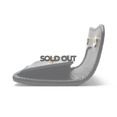 画像5: WILD SWANS（ワイルドスワンズ）TONGUE（タング）マルチコインケース/ブラック"クロコダイル"×ブラック"サドルプルアップ"