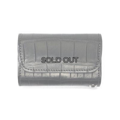 画像1: WILD SWANS（ワイルドスワンズ）DAKAR（ダカール）キーケース"クロコダイル"/Black（ブラック）