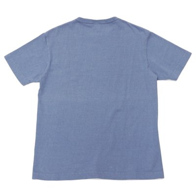画像2: ＜30%OFF＞BARNS OUTFITTERS (バーンズアウトフィッターズ) TSURI-AMI Crew Print T-Shirt (吊り編みクループリントTシャツ)"GOLDEN STATE" / Blue Grey(ブルーグレー)