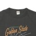 画像6: BARNS OUTFITTERS (バーンズアウトフィッターズ) TSURI-AMI Crew Print T-Shirt (吊り編みクループリントTシャツ)"GOLDEN STATE" / Blue Grey(ブルーグレー)・Black (ブラック)