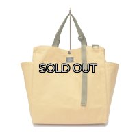 BAGSINPROGRESS×Post O'Alls（バッグズインプログレス×ポストオーバーオールズ）Carry-all Beach Bag（キャリーオールビーチバッグ）Sunforger Cloth/Suntan（オレンジ系）