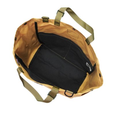 画像8: BAGSINPROGRESS×【PointUp10%11/10迄】Post O'Alls(バッグズインプログレス×ポストオーバーオールズ)Carry-all Beach Bag(キャリーオールビーチバッグ)Sunforger Cloth/Suntan(オレンジ系)