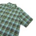 画像5: SERO（セロ）Short Sleeve Pullover B.D Shirt（ショートスリーブプルオーバーボタンダウンシャツ）Madras Check/Blue（ブルー）※サイズ16のみ