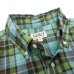 画像4: SERO（セロ）Short Sleeve Pullover B.D Shirt（ショートスリーブプルオーバーボタンダウンシャツ）Madras Check/Blue（ブルー）※サイズ16のみ