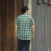 画像9: SERO（セロ）Short Sleeve Pullover B.D Shirt（ショートスリーブプルオーバーボタンダウンシャツ）Madras Check/Blue（ブルー）※サイズ16のみ