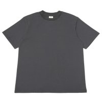Yonetomi NEW BASIC（ヨネトミニューベーシック）RINGER T-SHIRT（リンガーTシャツ）/Dk.Gray（ダークグレー）