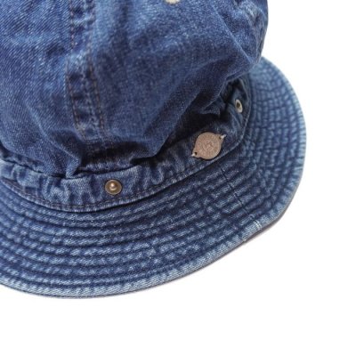 画像7: DECHO（デコー）STANDARD KOME HAT（スタンダードコメハット）"WASH" / Black（ブラック）・Indigo（インディゴ）