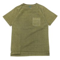 Good On（グッドオン）Short Sleeve Heavy Raglan Pocket Tee（ショートスリーブヘビーラグランポケットTシャツ）"Pigment Dye"/Sage（セージ）