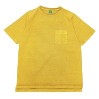 Good On（グッドオン）Short Sleeve Heavy Raglan Pocket Tee（ショートスリーブヘビーラグランポケットTシャツ）"Pigment Dye"/Banana（バナナ）
