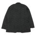 画像2:  ENGINEERED GARMENTS（エンジニアードガーメンツ）Loiter Jacket（ロイタージャケット）"Crest Flocked Jacquard" / Black（ブラック） (2)