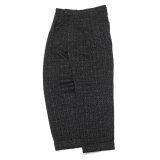 【PointUp10%11/10迄】ENGINEERED GARMENTS（エンジニアードガーメンツ）Carlyle Pant（カーライルパンツ）"Crest Flocked Jacquard" / Black（ブラック）