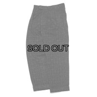 ＜40%OFF＞ENGINEERED GARMENTS（エンジニアードガーメンツ）Carlyle Pant（カーライルパンツ）"Crest Flocked Jacquard" / Black（ブラック）※Mサイズ(JP:L)のみ