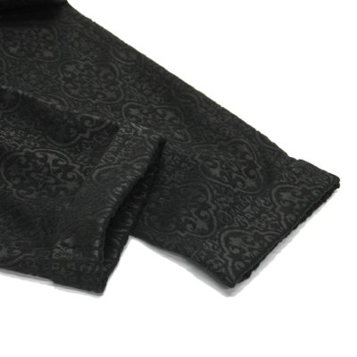 画像8: ENGINEERED GARMENTS(エンジニアードガーメンツ)Carlyle Pant(カーライルパンツ)"Crest Flocked Jacquard" / Black(ブラック)
