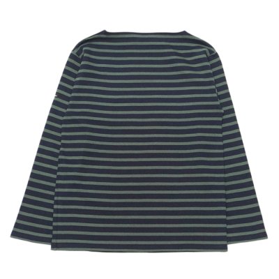 画像2: SAINT JAMES（セントジェームス）OUESSANT（ウエッソン）/NAVY×VEGETAL（ネイビー×カーキ）