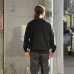 画像10: Yonetomi NEW BASIC（ヨネトミニューベーシック）LIGHT WAVE COTTON KNIT POLO L/S（ライトウェーブコットンニットポロシャツ・ロングスリーブ）/Black（ブラック）
