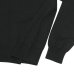 画像5: Yonetomi NEW BASIC（ヨネトミニューベーシック）LIGHT WAVE COTTON KNIT POLO L/S（ライトウェーブコットンニットポロシャツ・ロングスリーブ）/Black（ブラック）
