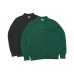 画像7: Yonetomi NEW BASIC（ヨネトミニューベーシック）LIGHT WAVE COTTON KNIT POLO L/S（ライトウェーブコットンニットポロシャツ・ロングスリーブ）/Black（ブラック）