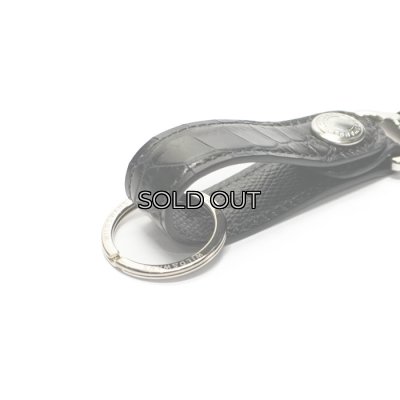 画像3: WILD SWANS（ワイルドスワンズ）BRANCHII（ブランチ2）キーホルダー/ブラック"クロコダイル"×ブラック"サドルプルアップ"