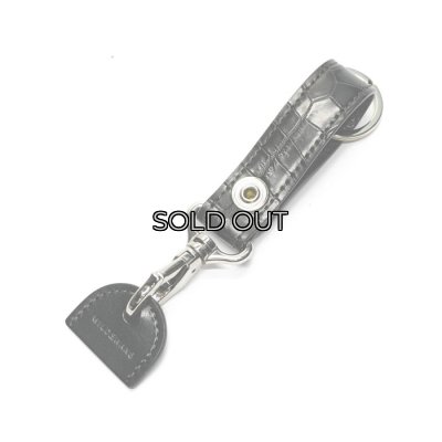 画像2: WILD SWANS（ワイルドスワンズ）BRANCHII（ブランチ2）キーホルダー/ブラック"クロコダイル"×ブラック"サドルプルアップ"