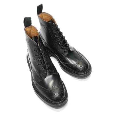 画像3: Tricker's(トリッカーズ)カントリーブローグブーツ(ダイナイトソール)/ Black Box Calf(ブラックボックスカーフ)