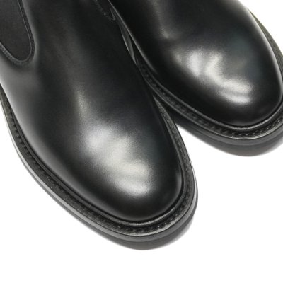 画像5: Tricker's（トリッカーズ）プレーントゥサイドゴアブーツ（リッジウェイソール）/ Black Box Calf（ブラックボックスカーフ）