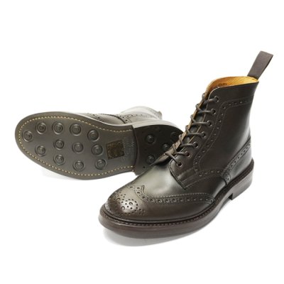 画像4: Tricker's（トリッカーズ）カントリーブローグブーツ（ダイナイトソール）/ Espresso Burnished（エスプレッソバーニッシュド）