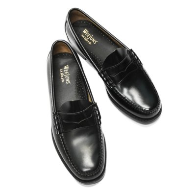 画像3: G.H.BASS（ジーエイチバス）LARSON Moc Penny Loafer（ラーソン：モックペニーローファー）"Leather Sole" / Black（ブラック）