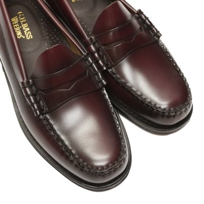画像6: G.H.BASS（ジーエイチバス）LARSON Moc Penny Loafer（ラーソン：モックペニーローファー）"Leather Sole" / Wine（ワイン）