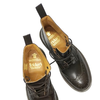 画像7: Tricker's（トリッカーズ）カントリーブローグブーツ（ダイナイトソール）/ Espresso Burnished（エスプレッソバーニッシュド）