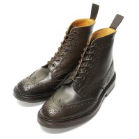 Tricker's（トリッカーズ）カントリーブローグブーツ（ダイナイトソール）/ Espresso Burnished（エスプレッソバーニッシュド）