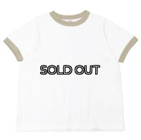 ＜30%OFF＞FilMelange（フィルメランジェ）VOLKER（ヴォルカー）"ヴィンテージ天竺" / White×Khaki Brown（ホワイト×カーキブラウン）※サイズ3のみ
