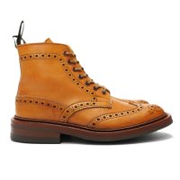 Tricker's（トリッカーズ）カントリーブローグブーツ（ダイナイトソール）/ 1001 Burnished（1001バーニッシュド）