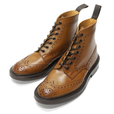 画像2: Tricker's（トリッカーズ）カントリーブローグブーツ（ダイナイトソール）/ Beechnut Burnished（ビーチナッツバーニッシュド）