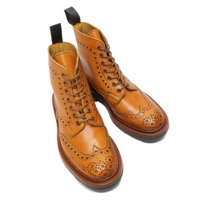 画像3: Tricker's（トリッカーズ）カントリーブローグブーツ（ダイナイトソール）/ 1001 Burnished（1001バーニッシュド）